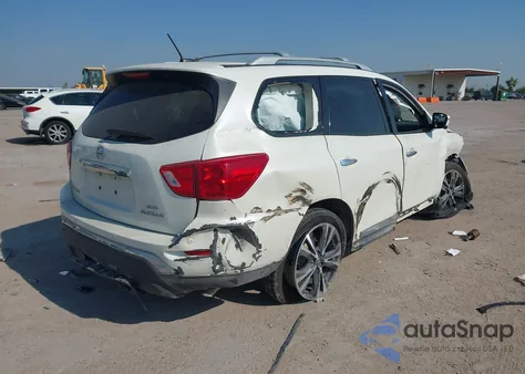 2017 Nissan Pathfinder Platinum from USA, damaged, VIN 5N1DR2MMXHC641047